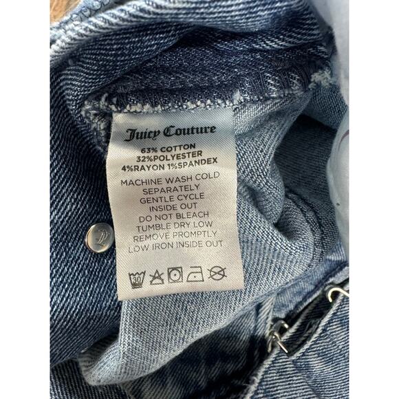 NWT!! Juicy Couture ,Overalls, XL, Release Hem, Wide Leg,Y2K, Grundge, Hip Hop - Picture 13 of 15